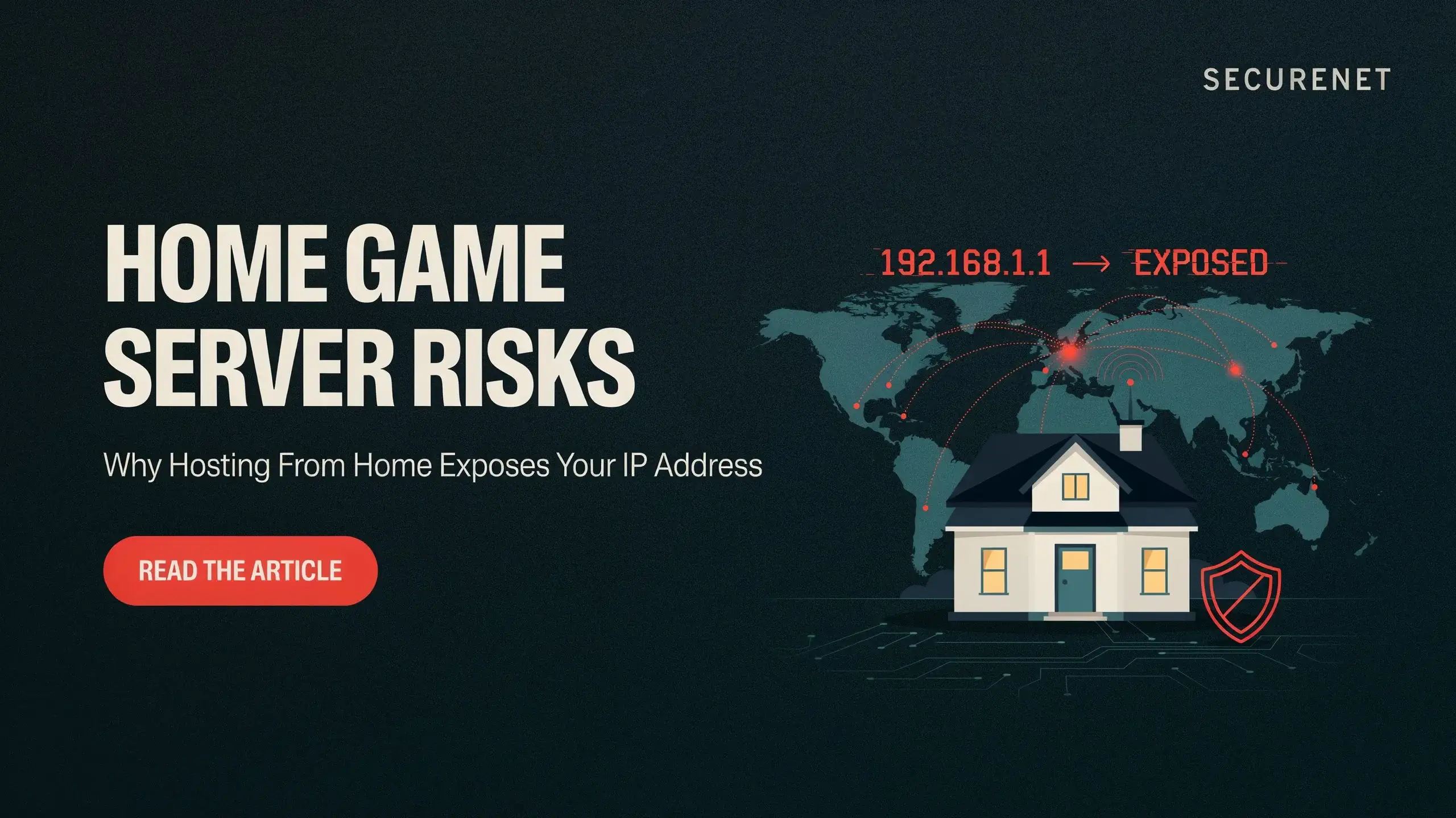 Home Game Server Risks: Why Hosting From Home Exposes Your IP Address