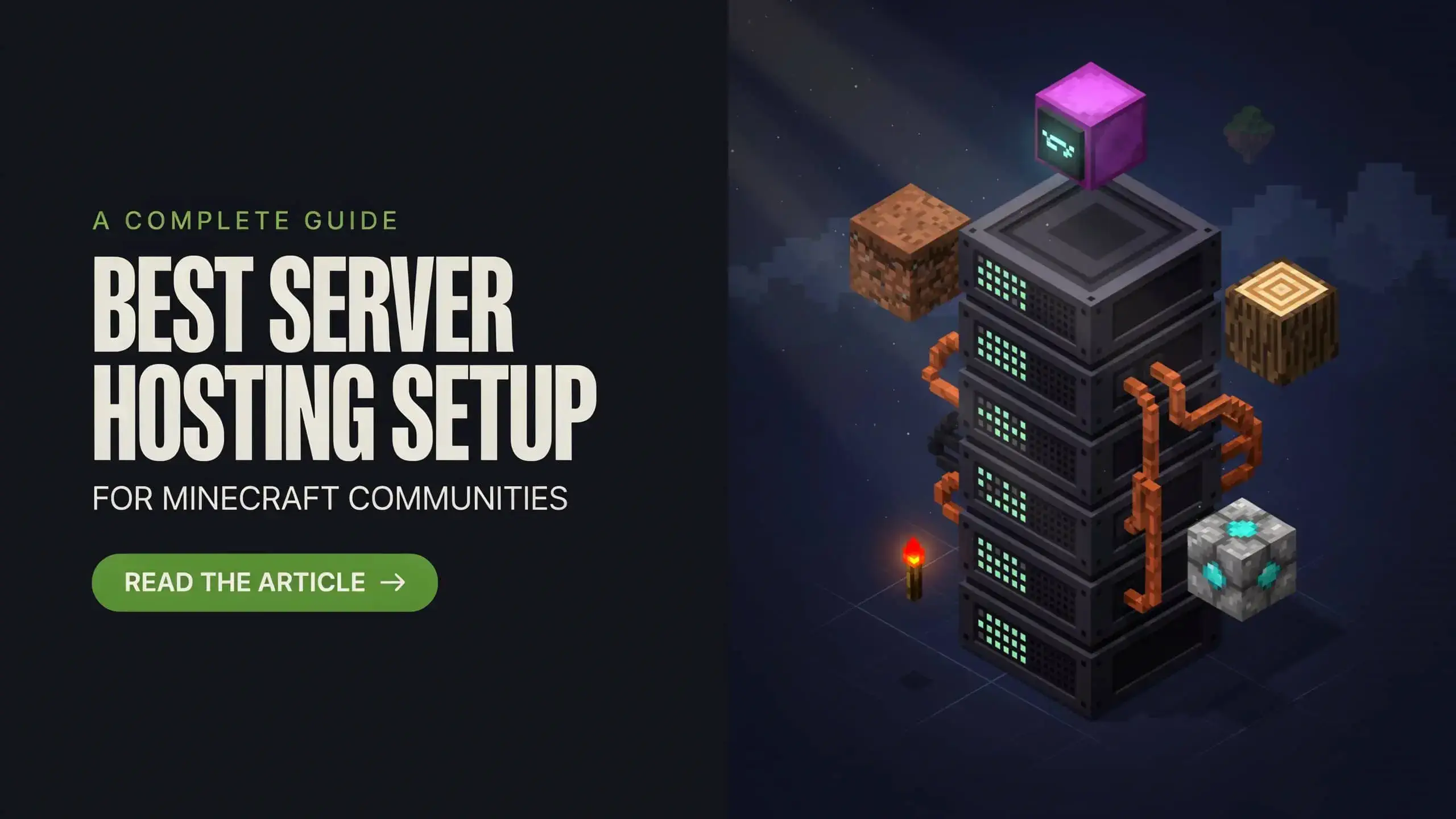Player on a Minecraft community server