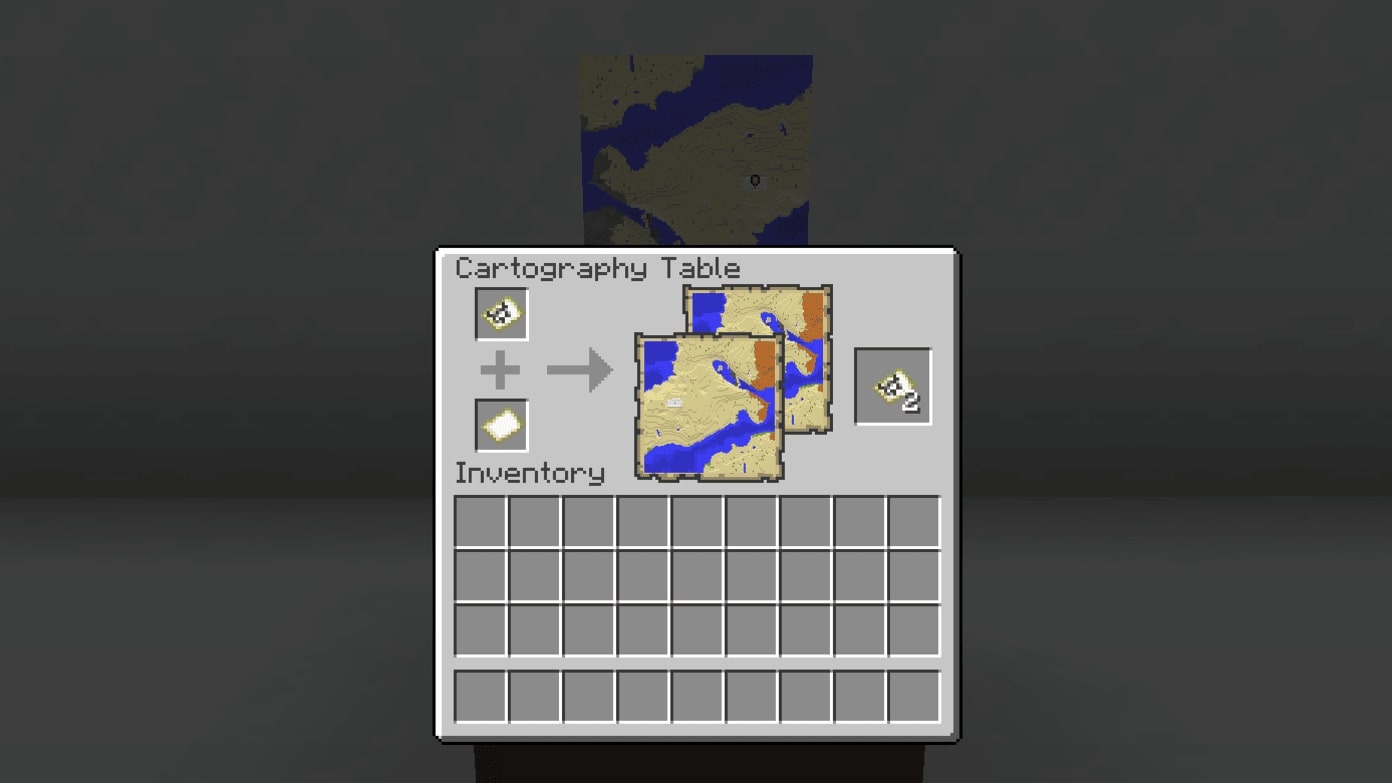 Cloning a map in a cartographer table