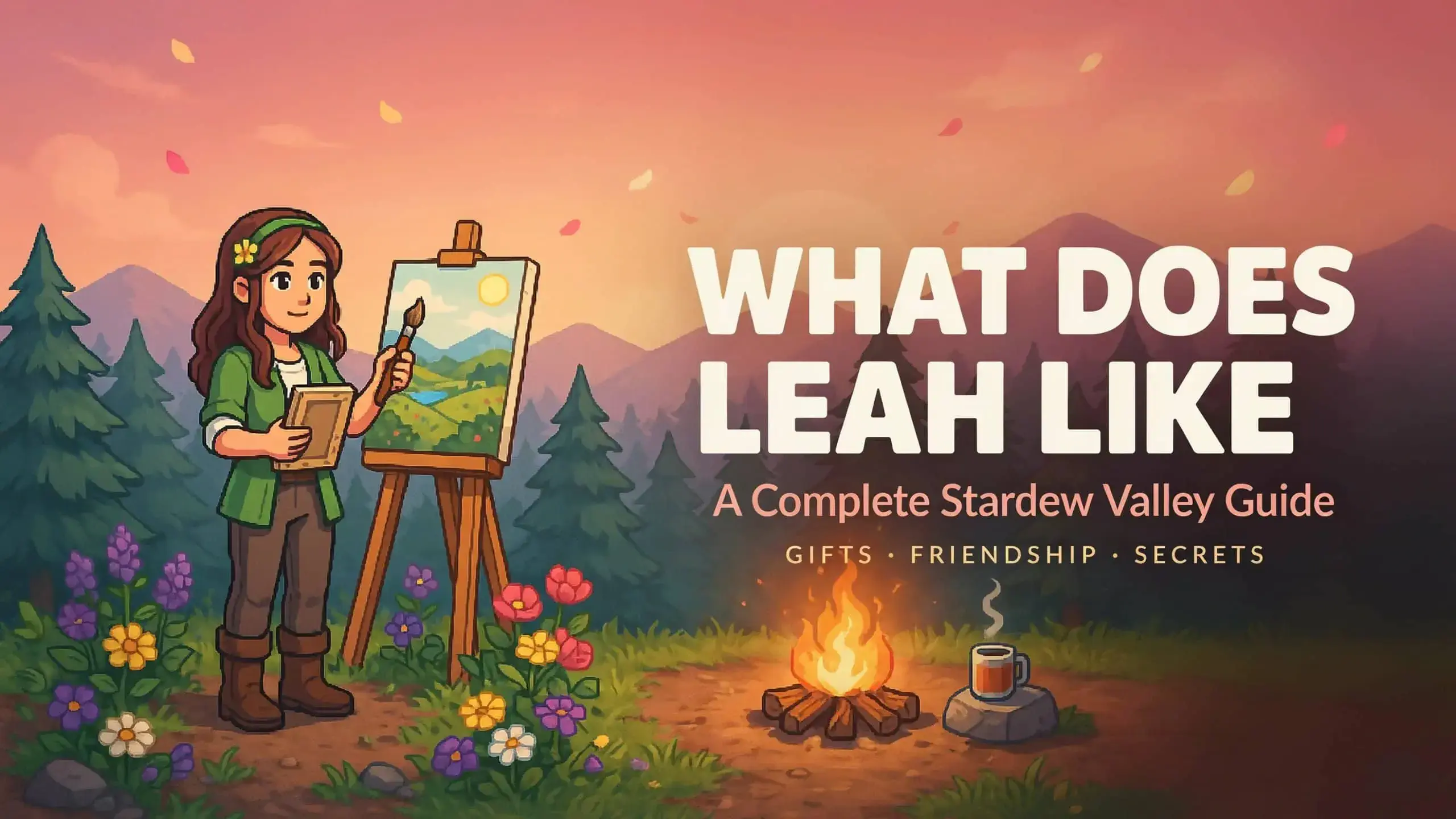 Leah in Stardew Valley